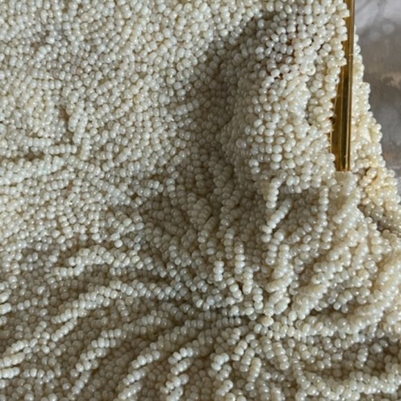 Outrageously Beautiful Billions of Beads Evening Purse swirls and twirls galore - Picture 3 of 8